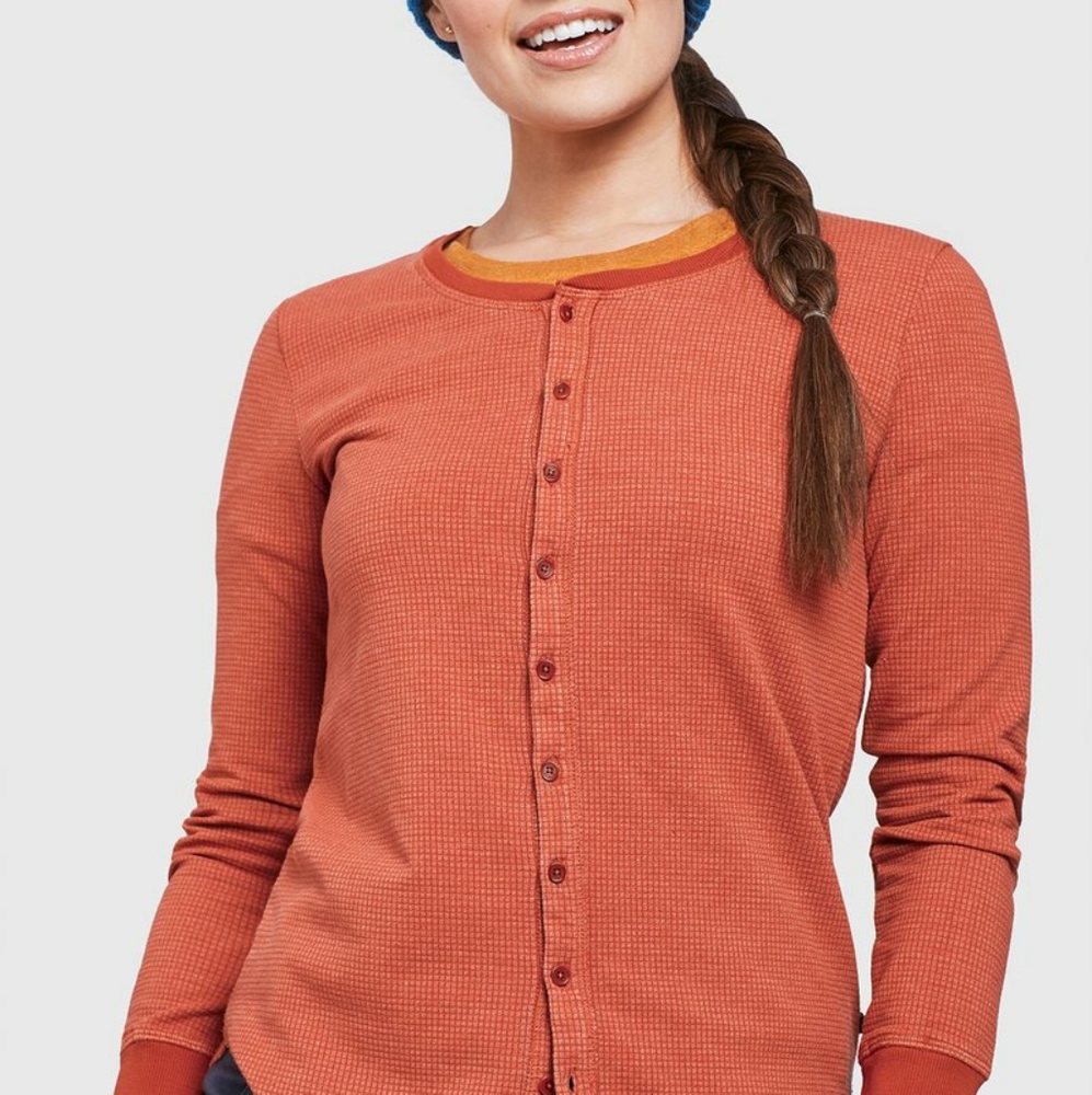 Women's long sleeve button up light trail shirt